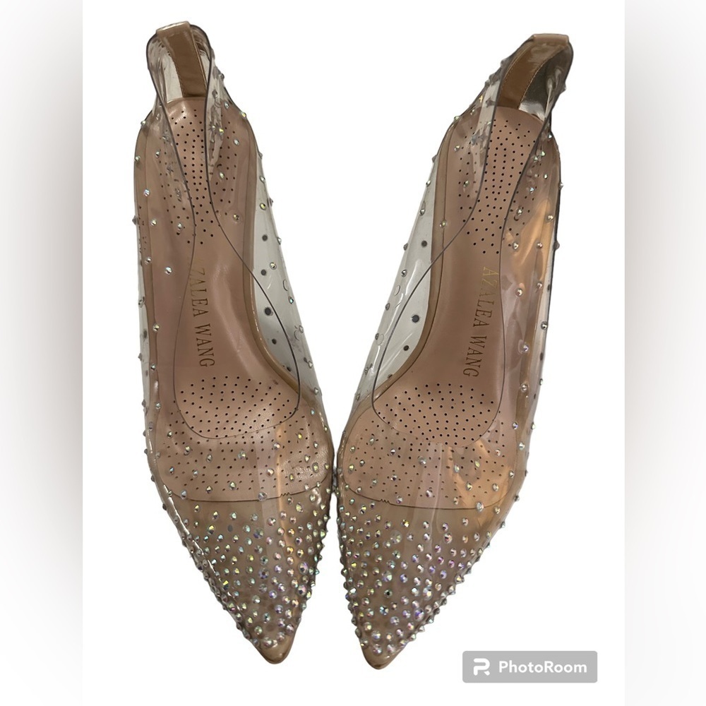 AZALEA WANG Leo Pump, Translucent - Pre-Owned Condition